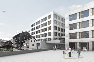 Neubau Schulanlage Walka mit Auditorium, Zermatt