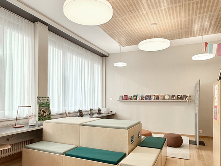 Umbau Bibliothek und Gruppenräume Schulhaus Zündelgut Schaffhausen